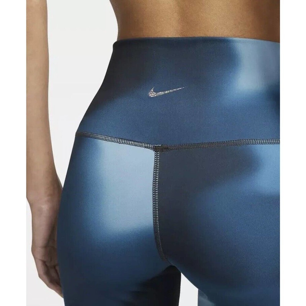 Nike Yoga Womens High-Waisted 7/8 Gradient-Dye Leggings DM7015 Blue $70 Size XXL